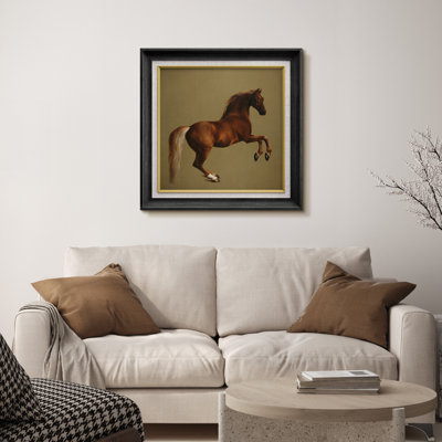 Classical Equine Portrait Artwork, Equestrian Fine Art Pictures, Framed Canvas Giclee Print Wall Art