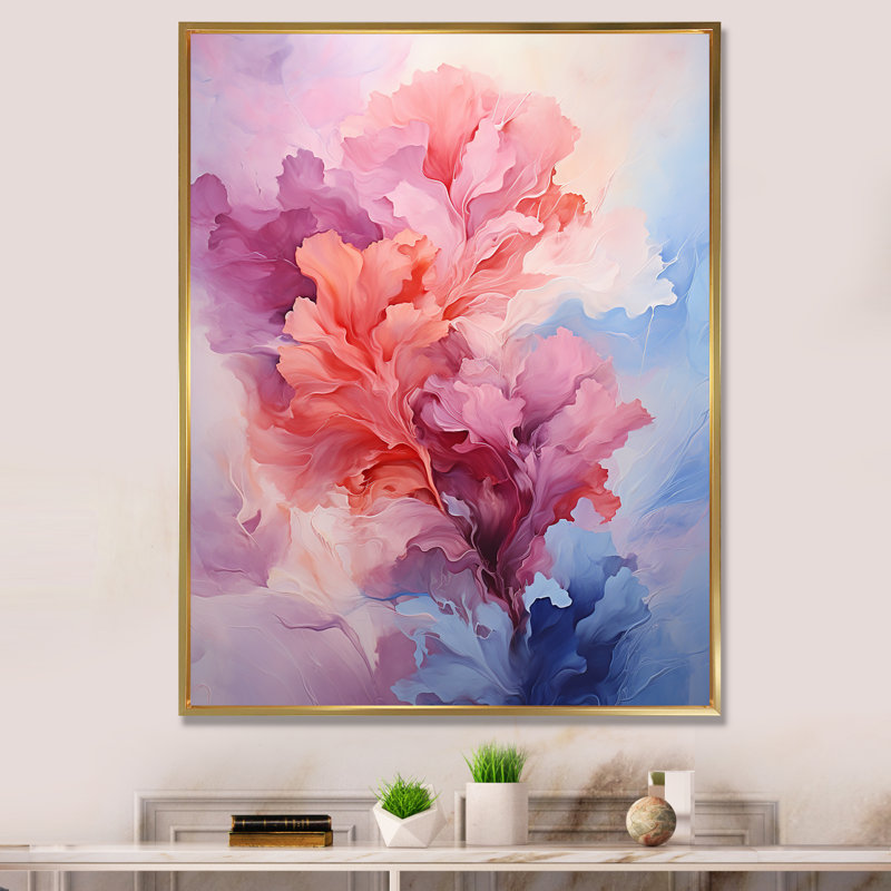 Pastel Dreamscapes - Abstract Landscape, reproduction d'art sur toile_105679, H 44 po x l 34 po x P 1,5 po