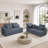 L shape Modular Sectional Sofa-298762956