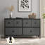 Meuble télé avec commode 6 tiroirs pour commode de chambre à coucher, commodes et commodes-174358123