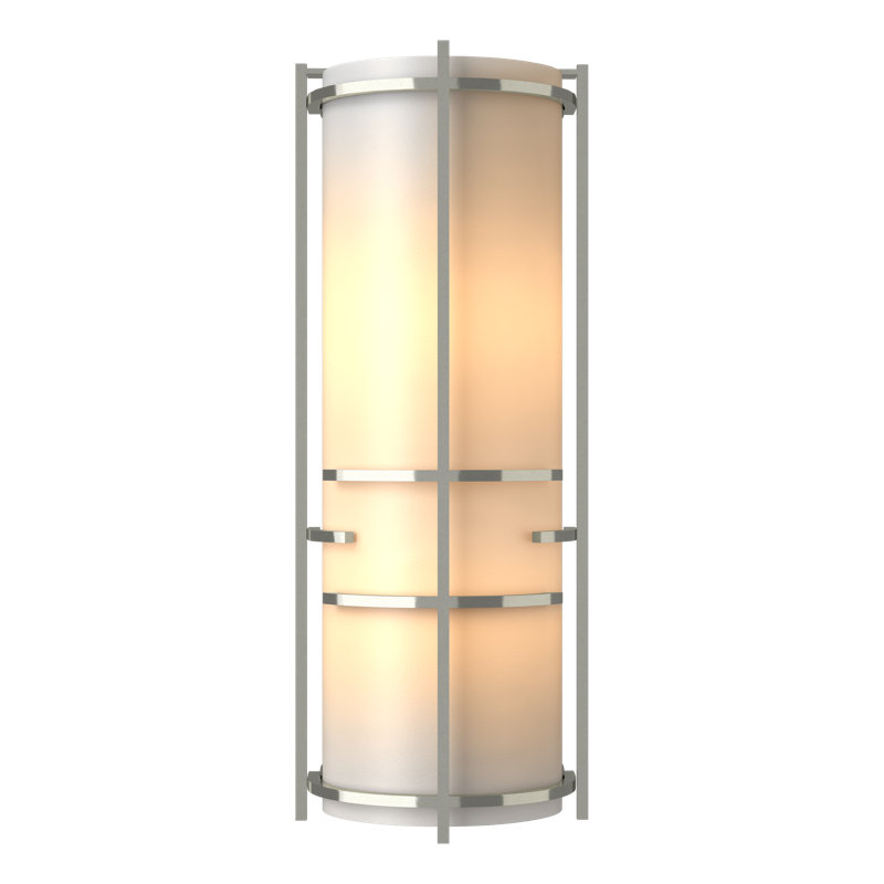 Banded 2 - Light Flush Mounted Sconce, Ivory Art, Sterling