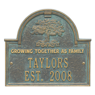 3-Line Wall Address Plaque