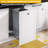 Balconera 43-QT Pull-Out Trash Can With Lid Single Bins Sliding Under Mount Kitchen Pullout Waste Container Trash Can