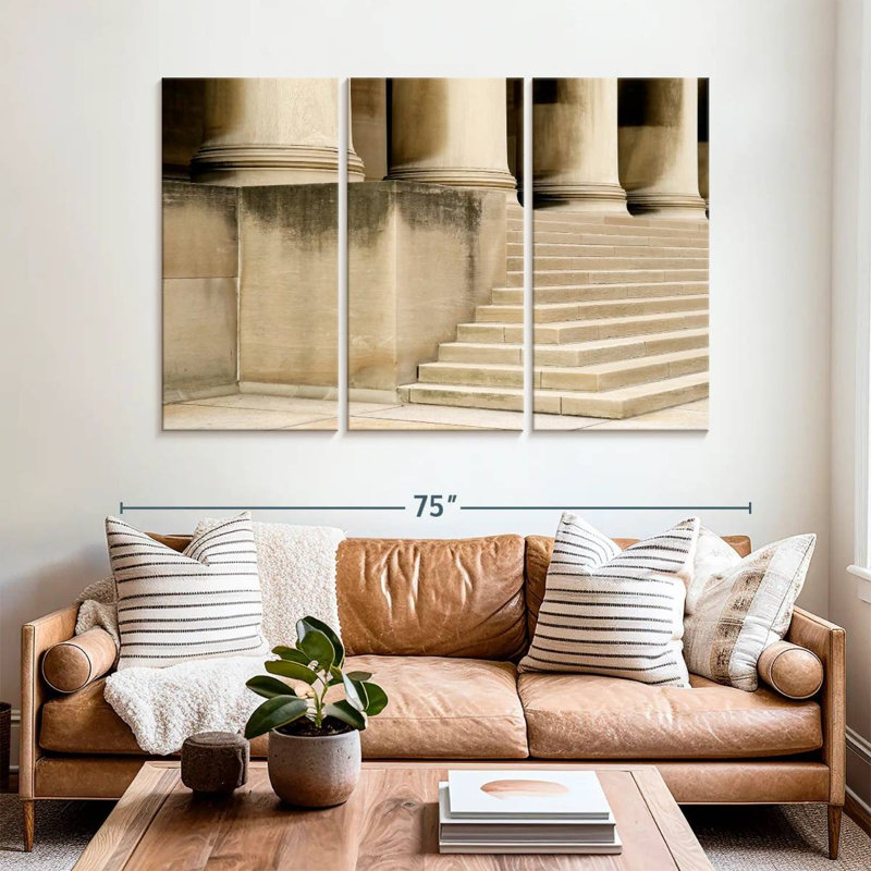 Lilie Columns And Steps, 42" H x 65" W