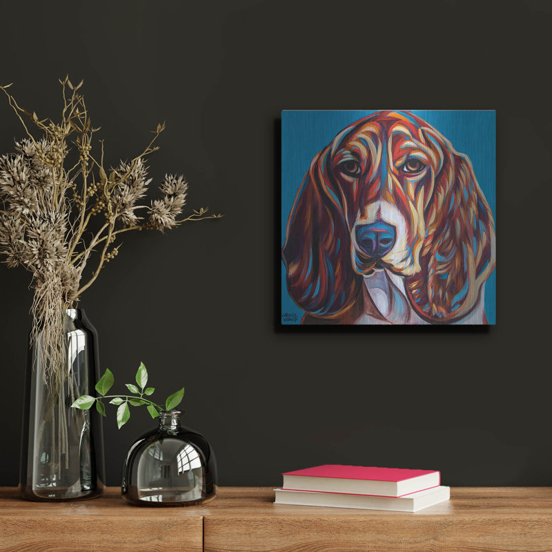«Dog Besties 2» par Carolee Vitaletti, H 12 po x l 12 po