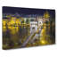 Chain Bridge In Budapest Hungary In Abstract - Wrapped Canvas Print-55316594