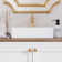 DeerValley 20" x 14'' White Vitreous China Rectangular Bathroom Sink Vessel Sink with Overflow