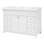 Meuble-lavabo 48 po avec lavabo en résine