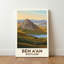 Ben A'an, Scotland - Romantic Highland Peak Travel Poster. Giclee Print On Wrapped Canvas. Wall Art, Home Decor - Natural Landmarks, Scotland - Wrapped Canvas Print-1521517789