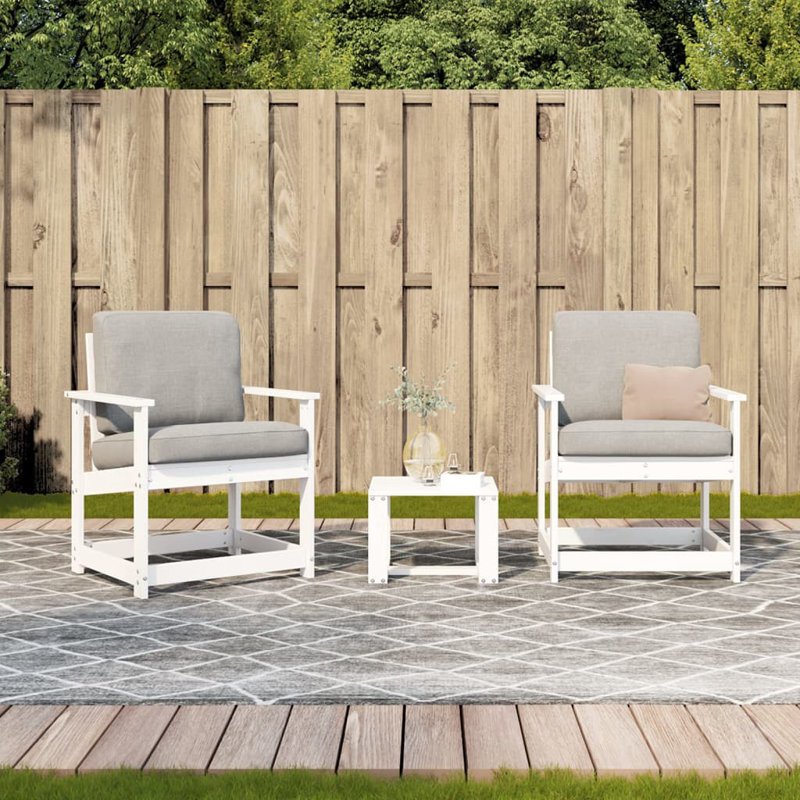 Anacleto Outdoor Garden Chair, White
