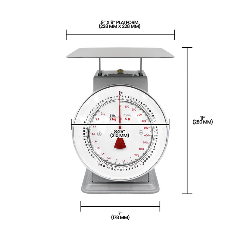 Balance de cuisine en acier inoxydable Zenport
