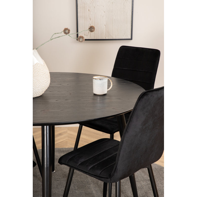 Dipp Dining Set, Black