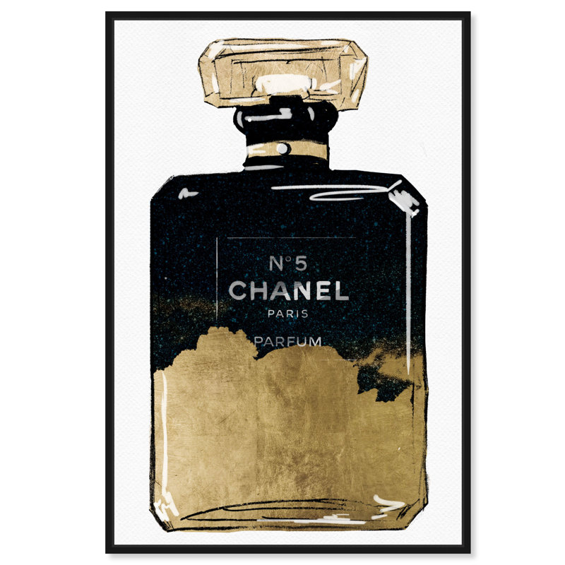 «Moonshine Perfume», impression sur toile, H 36 po x l 24 po, Cadre noir