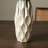 Modern Two-Tone Colour  With Geometric Faceted Ceramic Table Vases