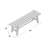 Bianca 6-Person Extendable Solid Wood Dining Set
