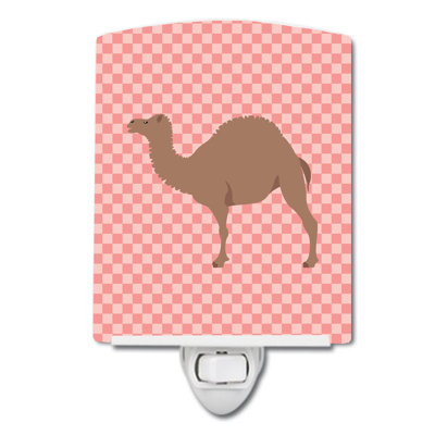 Camel Check Ceramic Night Light