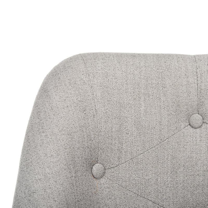 Chala Drafting Chair, Linen, Gray