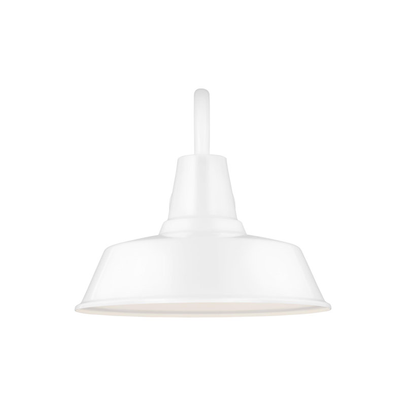 Luminaire de grange d'extérieur Blakeston, H 15 po x l 16 po x P 16 po, Non, Blanc