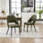 Modern Upholstered Dining Chairs 20" Wide Leather Side Chair with High Back-72357466