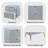 Gaines Gray High Gloss Finish Nightstand