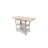 Cucina Elegante Kitchen Cart with Wood Top-19003837