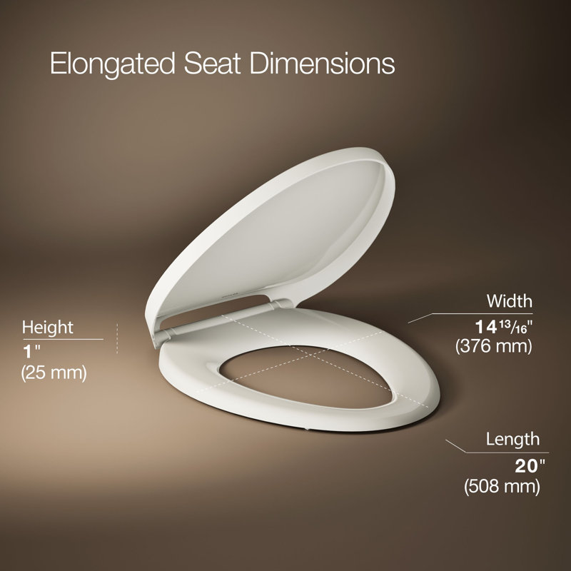 Drift Readylatch Quiet-Close Toilet Seat, Biscuit