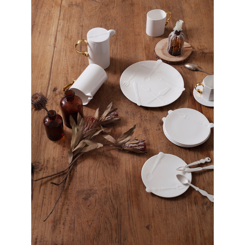 Cutlery Bone China Dinner Plate