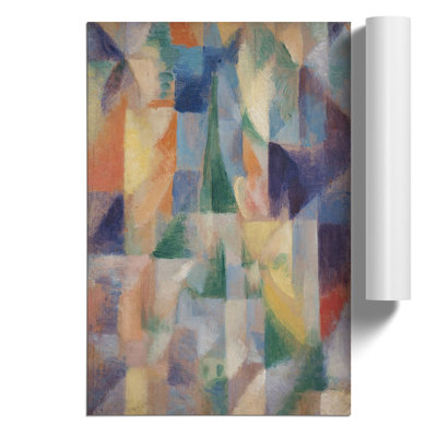 Window On The City by Robert Delaunay - No Frame Painting