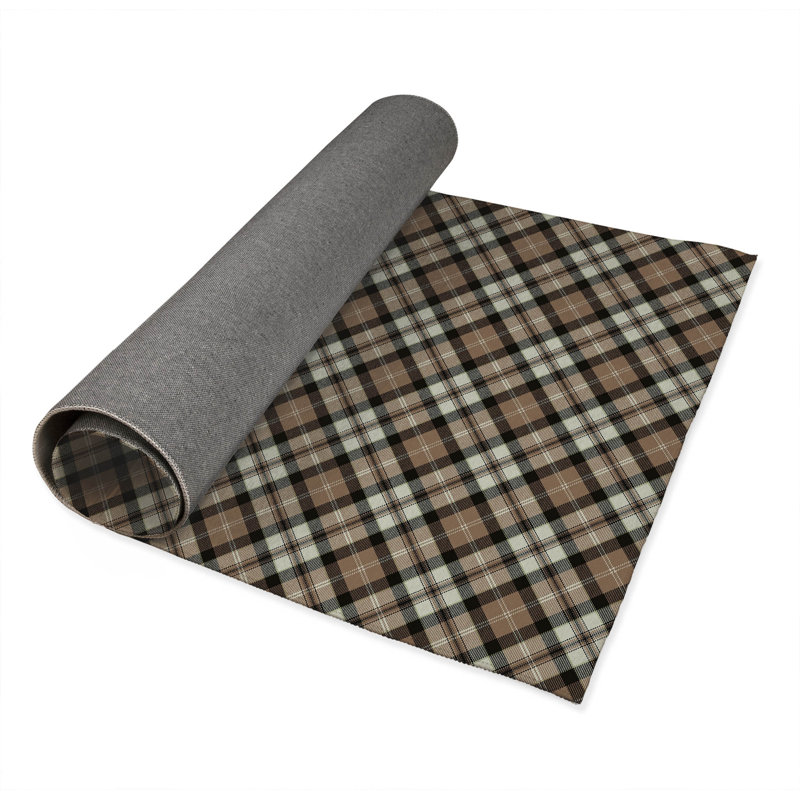 Tapis de bureau Anthony, L 3 pi x L 2 pi, Taupe, gris anthracite