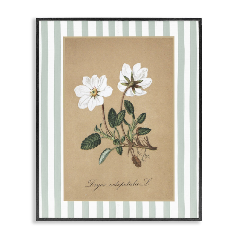 Giclée encadrée à rayures blanches et blanches, H 14 po x l 11 po, Giclée encadrée noir minuit