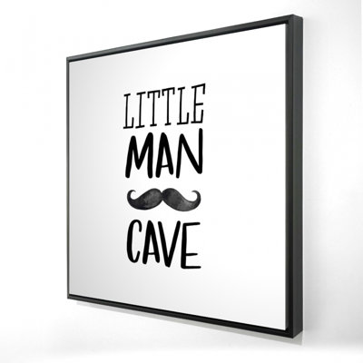 «Little Man Cave» sur toile