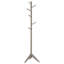 Portemanteaux en bois gris 19 po x 19 po x H 71,75 po
