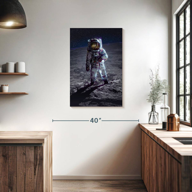 Oberle Apollo 11 Moonlanding, 36" H x 24" W