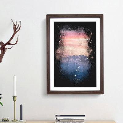 Swiss Mountain - Picture Frame Painting Print