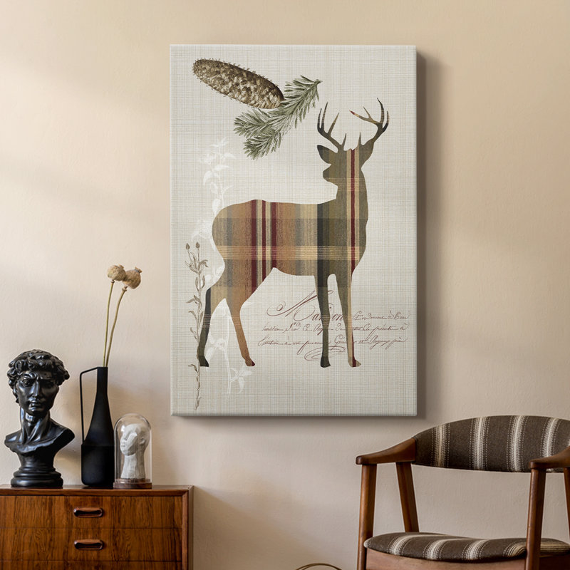 Woodland Plaid I - galerie sur mesure, H 60 po x l 40 po