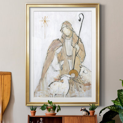 Sainte nuit en famille - Impression sur papier encadré