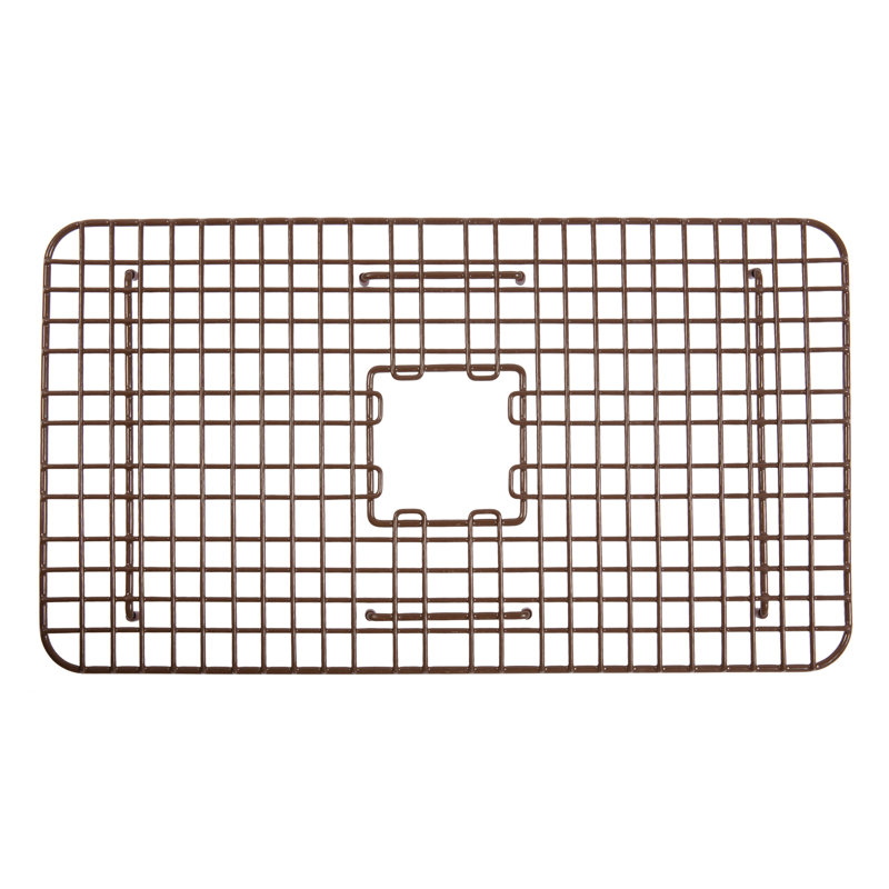 SinkSense Johnson Wren Antique Brown 27" x 15" Kitchen Sink Bottom Grid
