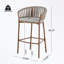 Ensemble de 2 tabourets de bar avec repose-pieds Matal