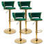 Swivel Upholstered Counter Stool with Metal Frame-955623301