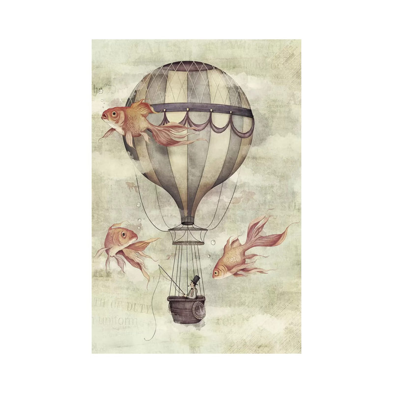 Skyfisher 1 Piece Wrapped Canvas Wall Art, 101.6 cm H x 66.04 cm W x 3.175 cm D