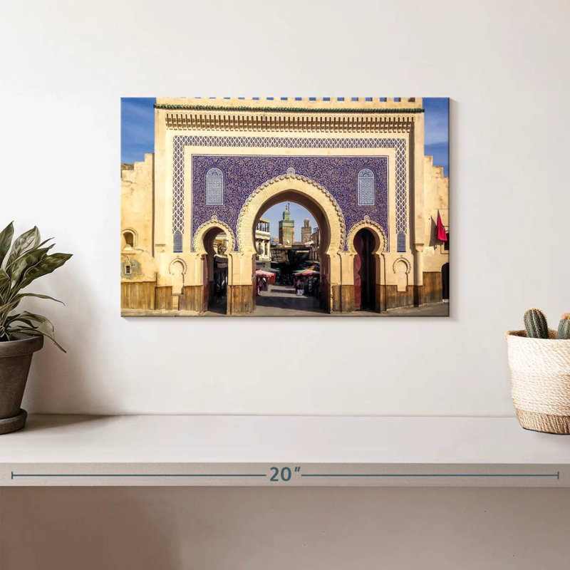 Bab Bou Jeloud Gate, 8" H x 12" W