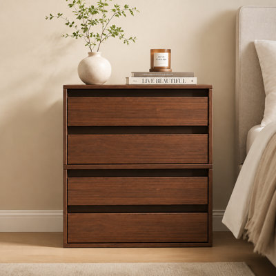 Table de chevet modulaire Sherry, table de chevet en bois