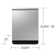 Samsung 38 dBA Bespoke Smart Dishwasher with 3rd Rack Washing System