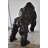 Giant King Kong Gorilla Looking Around Bronze Statue Size: 58" x 38" x 60"H