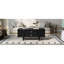 Table basse rectangulaire moderne en bois avec quatre tiroirs, rangement caché et pieds en bois massif (47,2 pouces) | Idée de cadeau-760216498