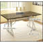 Table de salle à manger extensible de style moderne, table de cuisine extensible-1997964875