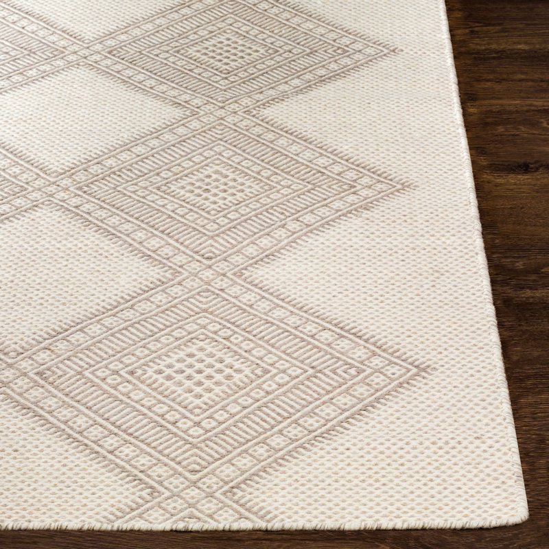 Acsa Wool Indoor Rug, Rectangle 2' x 3'