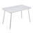 Modern Minimalist Rectangular Dining Table, Suitable For 4-6 People. Tempered Glass Countertop+Lower MDF Board,Imitation Marble Texture, Silver Metal Tapered Legs. Suitable For Minimalist Restaurants.-768176039
