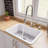 26.75'' L Single Bowl Fireclay Kitchen Sink-55799701