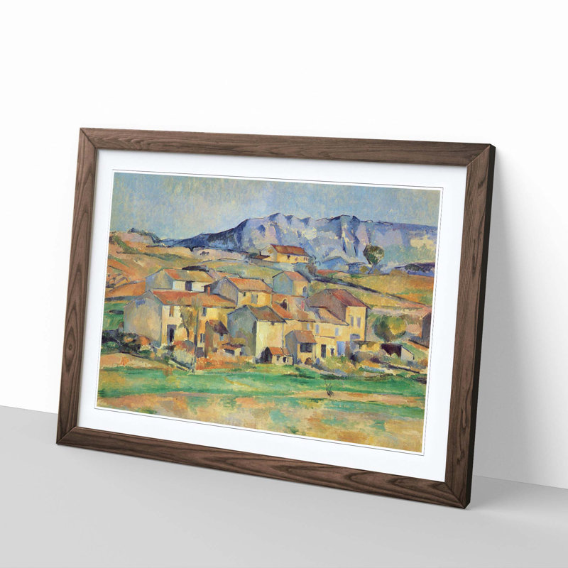 Paul Cezanne - Single Picture Frame Painting, Walnut